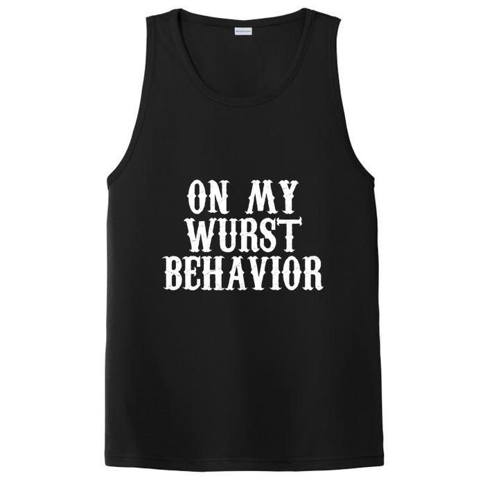 On My Wurst Behavior Oktoberfest Festive PosiCharge Competitor Tank