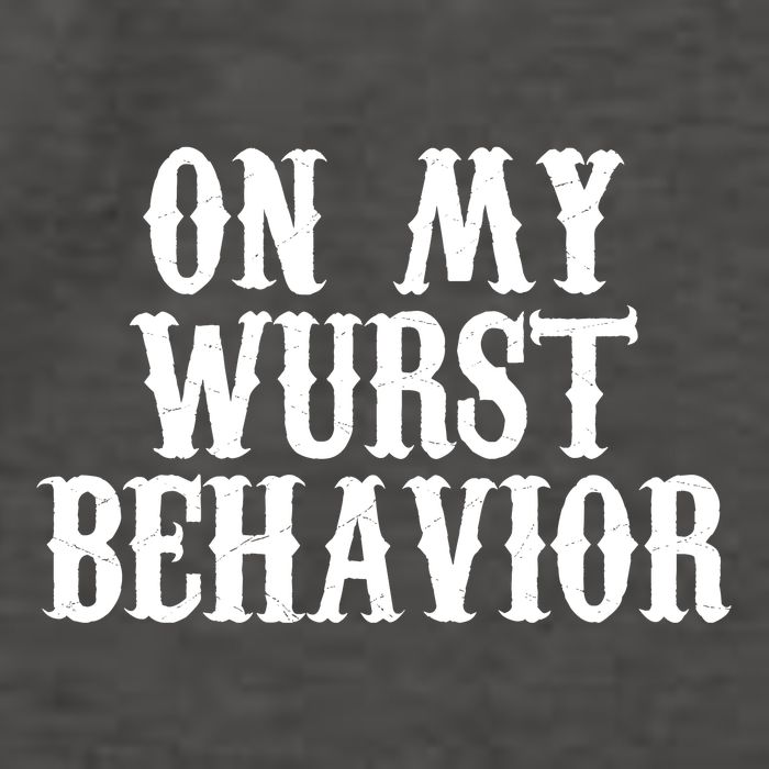 On My Wurst Behavior Oktoberfest Festive Vector Backpack