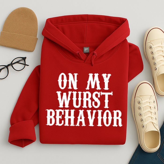 On My Wurst Behavior Oktoberfest Festive Hoodie