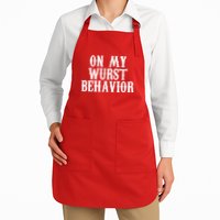 On My Wurst Behavior Oktoberfest Festive Apron
