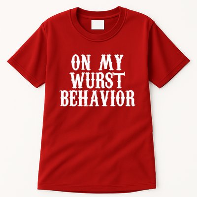 On My Wurst Behavior Oktoberfest Festive Tall T-Shirt