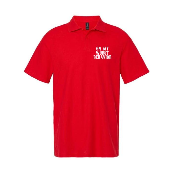 On My Wurst Behavior Oktoberfest Festive Polo
