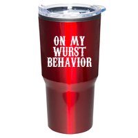 On My Wurst Behavior Oktoberfest Festive Tumbler