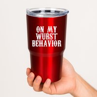 On My Wurst Behavior Oktoberfest Festive Tumbler