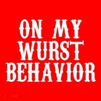 On My Wurst Behavior Oktoberfest Festive Toddler Hoodie