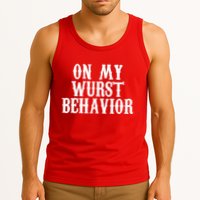 On My Wurst Behavior Oktoberfest Festive Tank Top