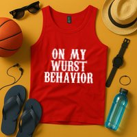 On My Wurst Behavior Oktoberfest Festive Tank Top