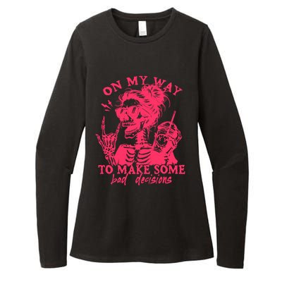 On My Way To Make Some Bad Decisions Sarcastic Womens CVC Long Sleeve Shirt