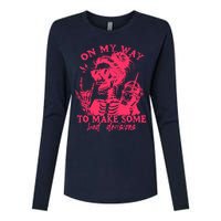 On My Way To Make Some Bad Decisions Sarcastic Womens Cotton Relaxed Long Sleeve T-Shirt