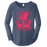 On My Way To Make Some Bad Decisions Sarcastic Women's Perfect Tri Tunic Long Sleeve Shirt