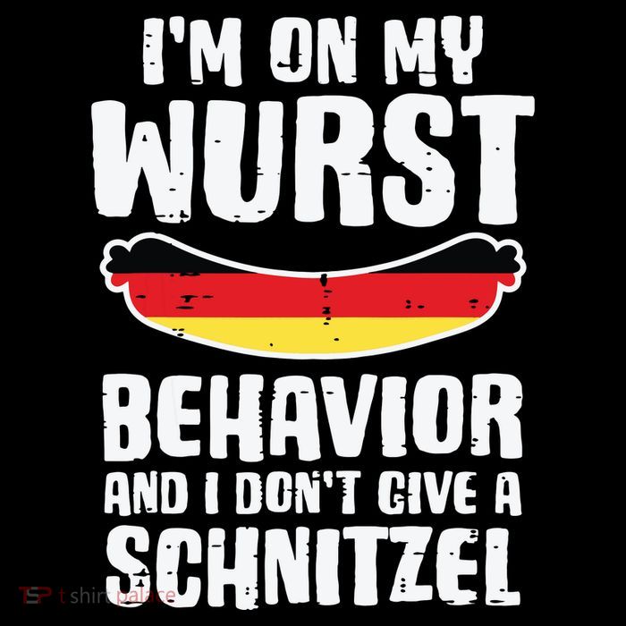 On My Wurst Behavior Dont Give Schnitzel Funny Oktoberfest High Crown Mesh Back Trucker Hat