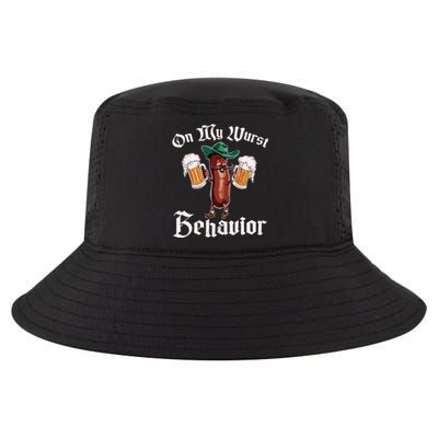 On My Wurst Behavior Funny Oktoberfest Cool Comfort Performance Bucket Hat