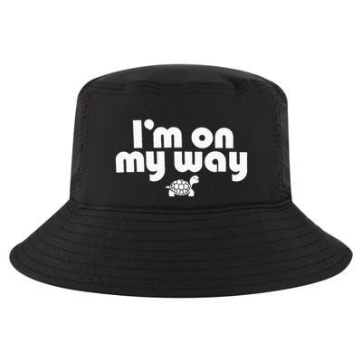 On My Way Slow And Steady Turtle Adventure Cool Comfort Performance Bucket Hat