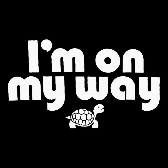 On My Way Slow And Steady Turtle Adventure Mousepad