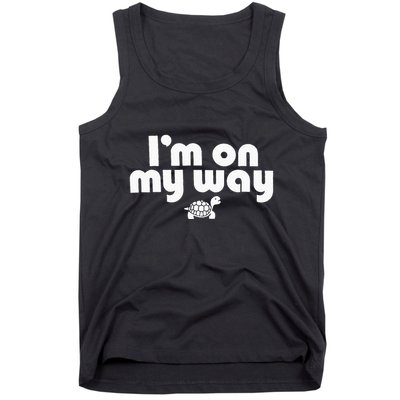 On My Way Slow And Steady Turtle Adventure Tank Top