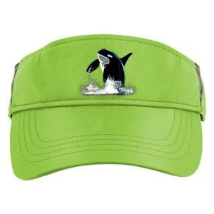 Orca Motif Whale Predator Animals Design Adult Drive Performance Visor