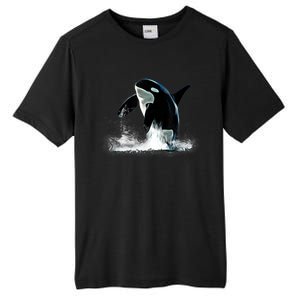 Orca Motif Whale Predator Animals Design Tall Fusion ChromaSoft Performance T-Shirt