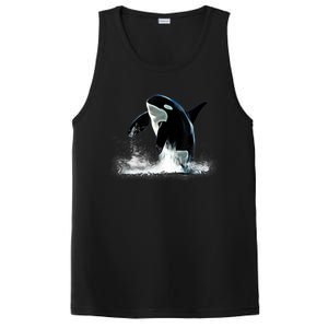 Orca Motif Whale Predator Animals Design PosiCharge Competitor Tank