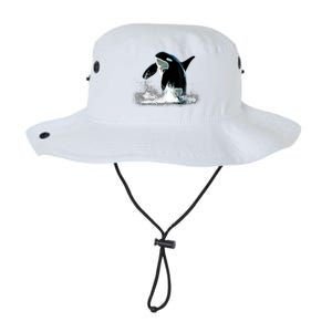 Orca Motif Whale Predator Animals Design Legacy Cool Fit Booney Bucket Hat