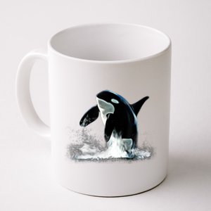 Orca Motif Whale Predator Animals Design Coffee Mug