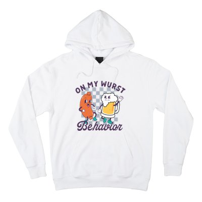 On My Wurst Behavior Funny Oktoberfest Hoodie