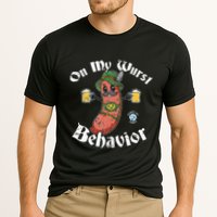 On My Wurst Behavior Funny Bratwurst Oktoberfest Performance Shirt