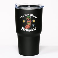 On My Wurst Behavior Funny Bratwurst Oktoberfest Tumbler