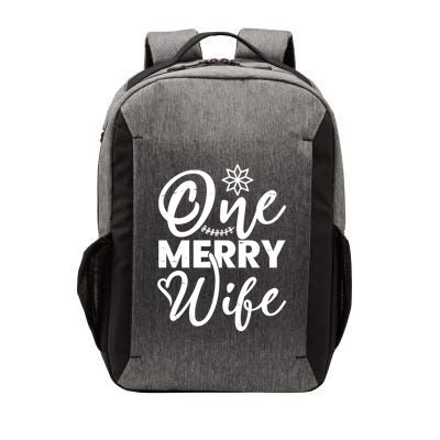 One Merry Wife Christmas Gift Vector Backpack