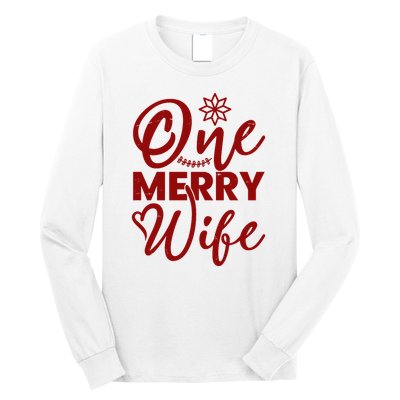One Merry Wife Christmas Gift Long Sleeve Shirt