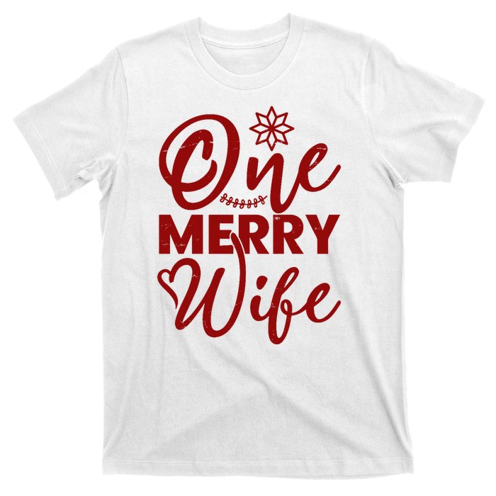 One Merry Wife Christmas Gift T-Shirt