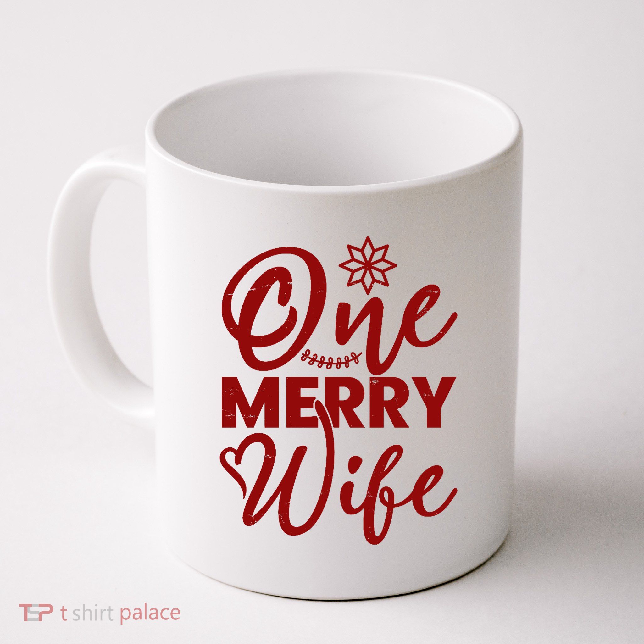 One Merry Wife Christmas Gift Mug