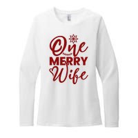 One Merry Wife Christmas Gift Womens CVC Long Sleeve Shirt