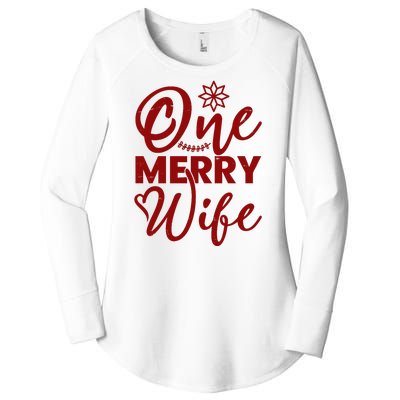 One Merry Wife Christmas Gift Women's Perfect Tri Tunic Long Sleeve Shirt