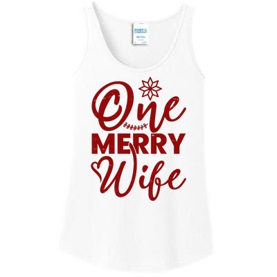 One Merry Wife Christmas Gift Ladies Essential Tank