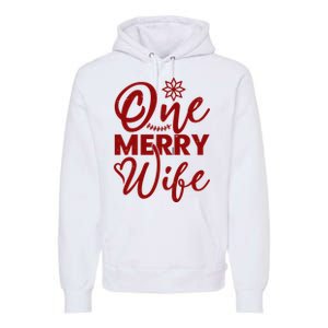 One Merry Wife Christmas Gift Premium Hoodie