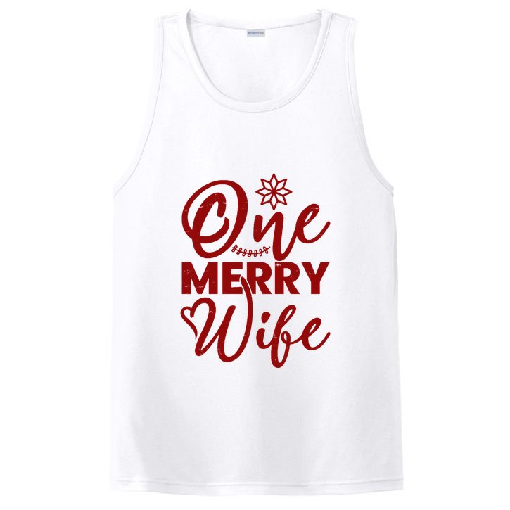 One Merry Wife Christmas Gift PosiCharge Competitor Tank