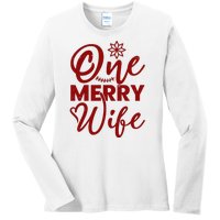 One Merry Wife Christmas Gift Ladies Long Sleeve Shirt