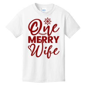 One Merry Wife Christmas Gift Kids T-Shirt