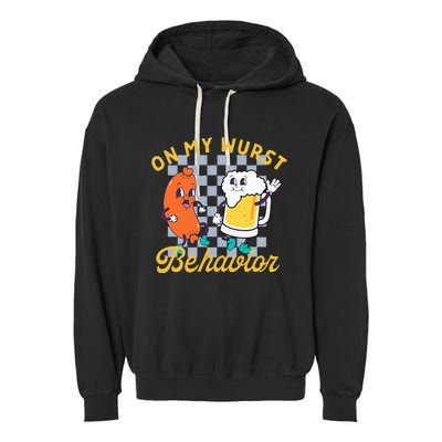 On My Wurst Behavior Garment-Dyed Fleece Hoodie