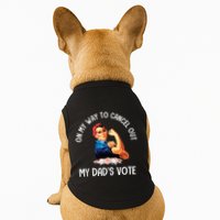 On My Way To Cancel Out My DadS Vote Mom Apparel Doggie Tank