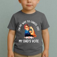 On My Way To Cancel Out My DadS Vote Mom Apparel Toddler T-Shirt