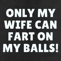 Only My Wife Can Fart On My Balls Adult Drive Performance Visor