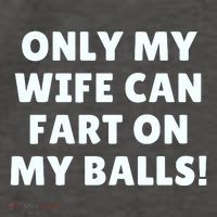 Only My Wife Can Fart On My Balls Vector Backpack