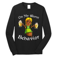 On My Wurst Behavior Oktoberfest German Long Sleeve Shirt