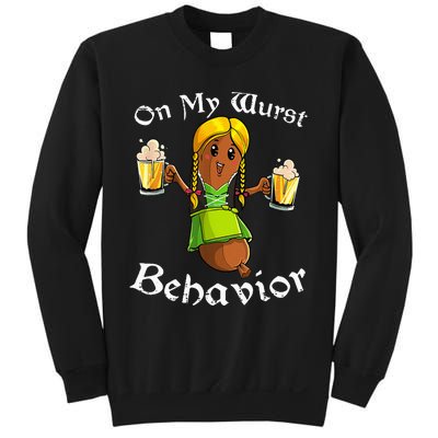 On My Wurst Behavior Oktoberfest German Sweatshirt