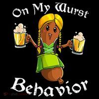 On My Wurst Behavior Oktoberfest German 16 in Basic Backpack