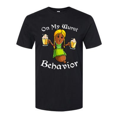 On My Wurst Behavior Oktoberfest German Softstyle® CVC T-Shirt