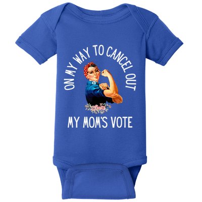 On My Way To Cancel Out My MomS Vote Baby Bodysuit