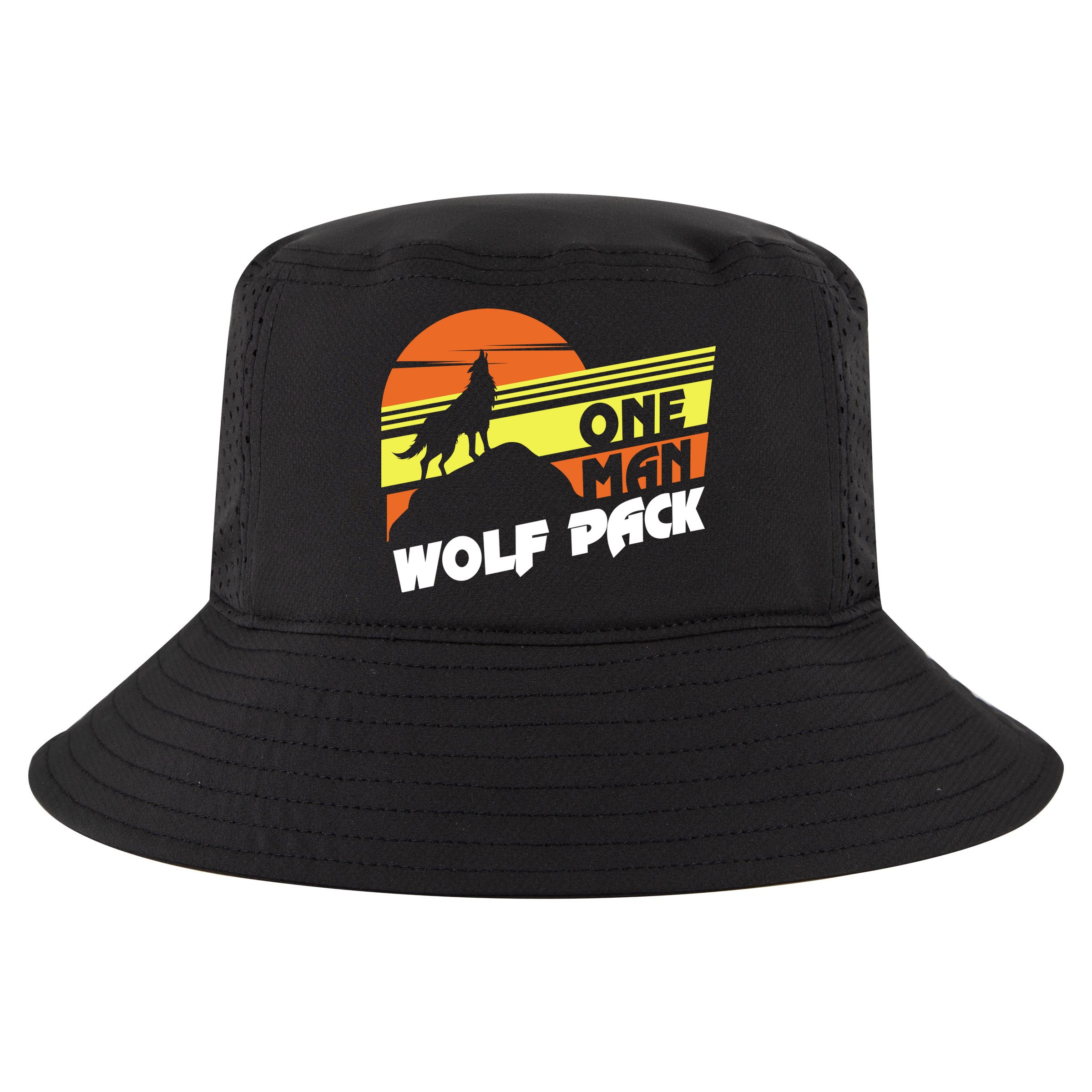 One Man Wolf Pack Cool Comfort Performance Bucket Hat