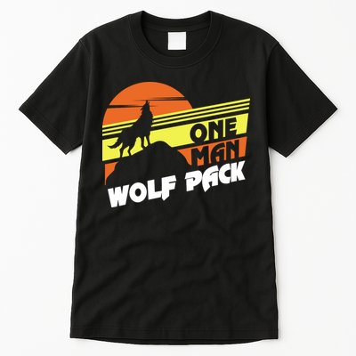 One Man Wolf Pack Tall T-Shirt